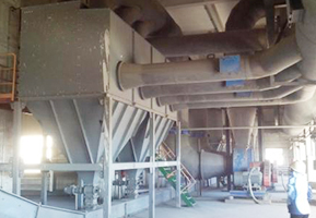 Sintered plate dust collector-application in the mining industry